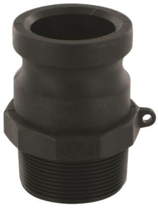 Camlock Vaterteil mit Außengewinde - Typ F - PP (Polypropylen) - 3 Zoll - DN 75 - F300