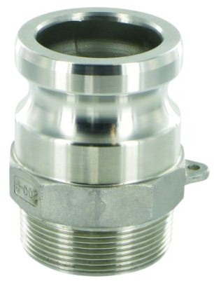 Camlock Vaterteil mit Außengewinde - Kamlock F - Edelstahl - DN26 - 1″ NPT