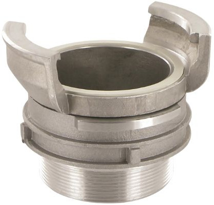 Guillemin Kupplung x AG - mit Arretierung - DN65 x 2-1/2" - Aluminium