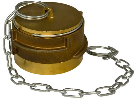 Guillemin Kupplung - blindkappe - mit Arretierung - DN40 - messing