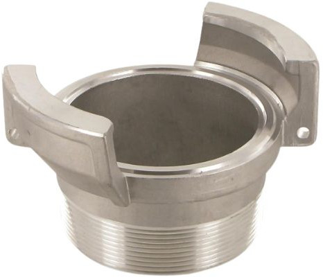 Guillemin Coupling x Male Thread - without latch - DN100 x 4" - Aluminium