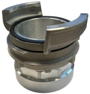 Guillemin Coupling x Rotatable Female thread - with latch - DN100 x 4" - Aluminium