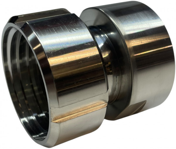 IBC Adapter nach BSPP-Innengewinde - Innengewinde x BSPP-Innengewinde - S60x6 x 1-1/2" - Edelstahl 316