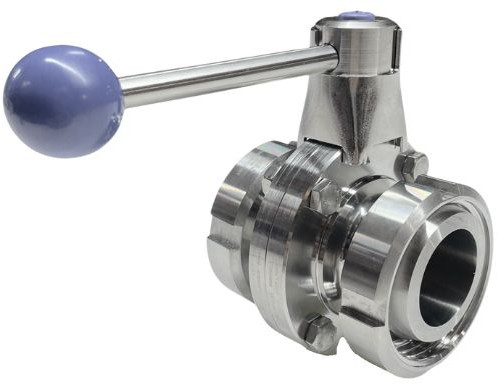 Dairy Fitting - DIN 11851 - Butterfly Valves - Liner x Liner - DN65 - Stainless Steel 316 - Seal EPDM