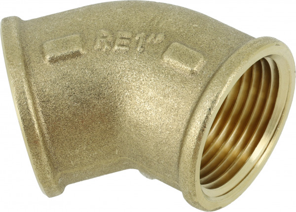 Bonfix messing Winkel 45° - 1" - IG  