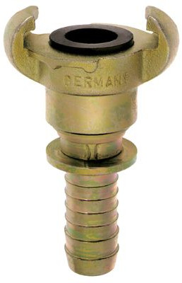 Lüdecke claw coupling SKB-DR with hose tail & locking edge rotatable - SKB 13-DR - 1/2" (13 mm)