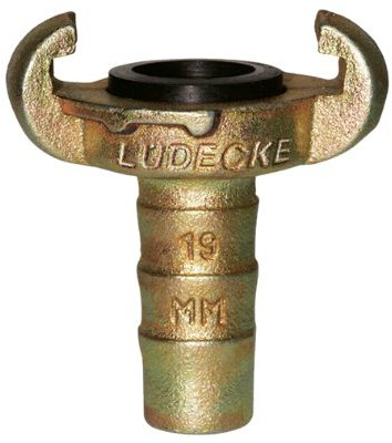 Lüdecke Klauenkupplung SKG mit Schlauchtülle - SKG 8 - 1/8" (8 mm)