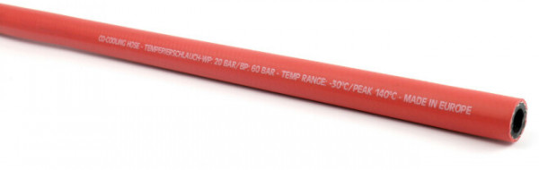 Cooling hose EPDM Red - 12,7x22mm (Per Roll 40m)