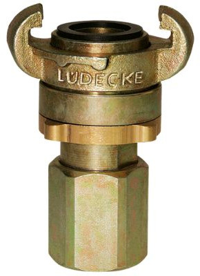 Lüdecke claw coupling SSGI with female thread - SSGI 10 - 1" (DN25)