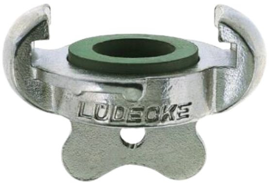 Lüdecke Klauenkupplung VKO Blindkappe Edelstahl - EKO V