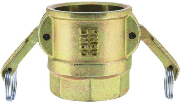 Lüdecke female mortar coupling x female thread system 22 - MIG 15/35 - 11/2" (DN38)