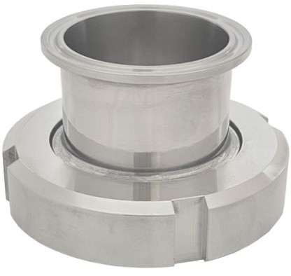 Adapter DIN11851 Kegelstutz DN80 - TriClamp DIN32676 - Fl 106mm