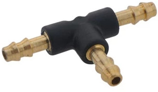 Hose tail T-piece 6 mm