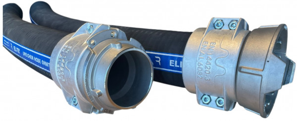 Tanker Truck Hose UPE - (Suction/Delivery) - Incl TW MK50 SS & TW VK50 SS - 2" - 9m