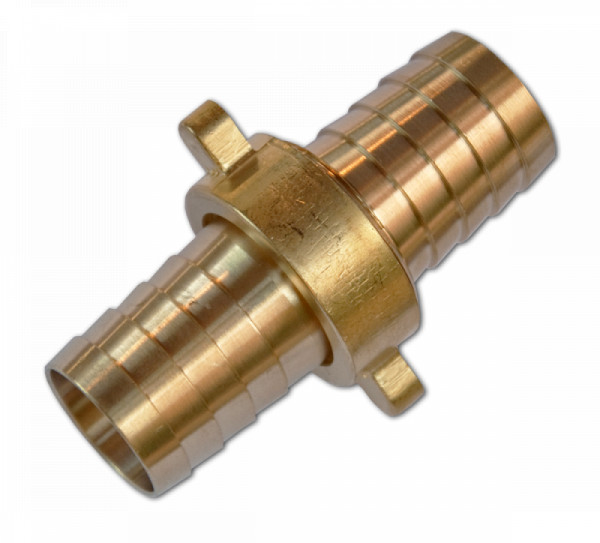 Hose Connector 3-piece for 13mm - 1/2" hose BRASS