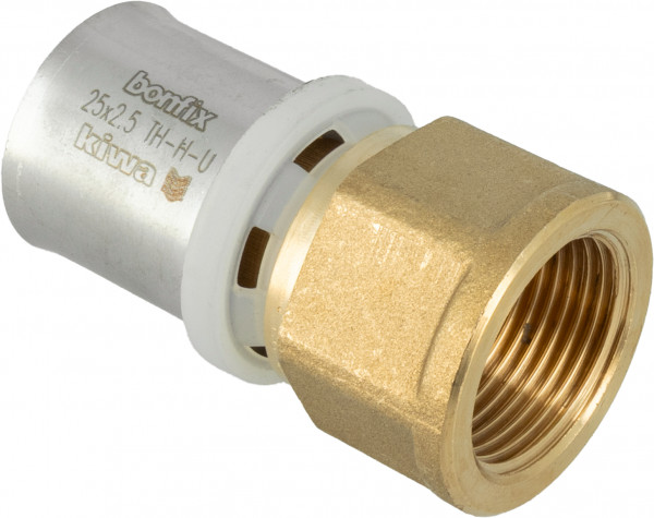 BONFIX Alu-press Straight coupling female 3/4" x 25 mm
