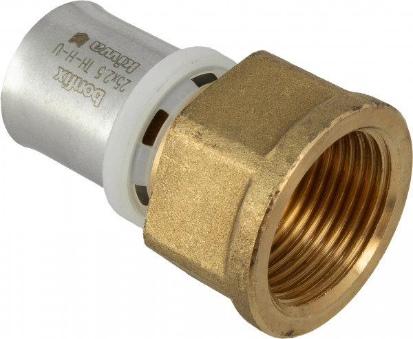 BONFIX Alu-press Straight coupling female 1" x 25 mm
