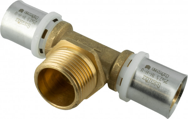 Bonfix Alu-press fittings T-coupling 25 x 1 x 25 -