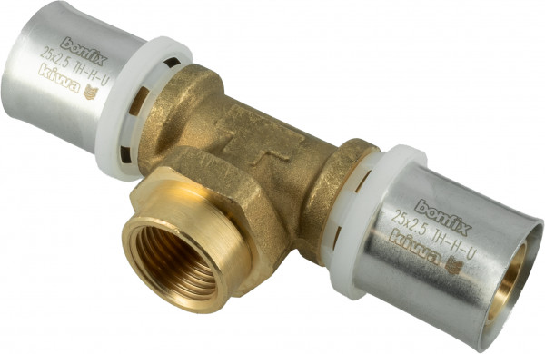 Bonfix Alu-press fittings T-coupling 25 x 1/2 x 25 -