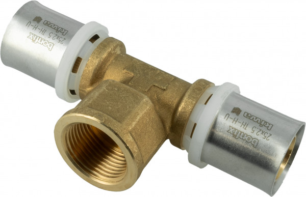 BONFIX Alu-press Tee female 25 x 3/4" x 25 mm