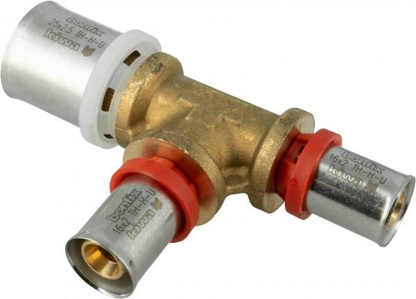 Bonfix Alu-press fittings T-coupling, reducing 25 x 16 x 16 -