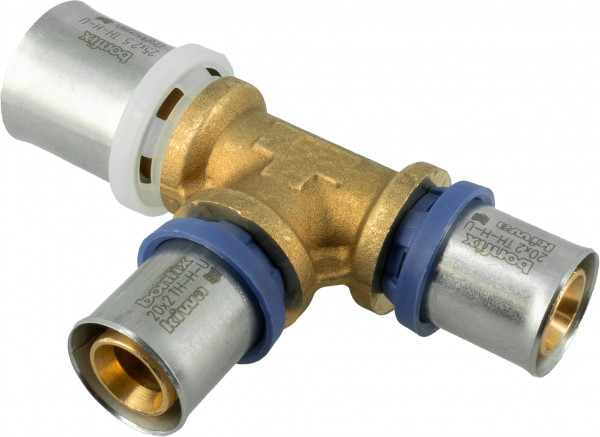 Bonfix Alu-press fittings T-coupling, reducing 25 x 20 x 20 -