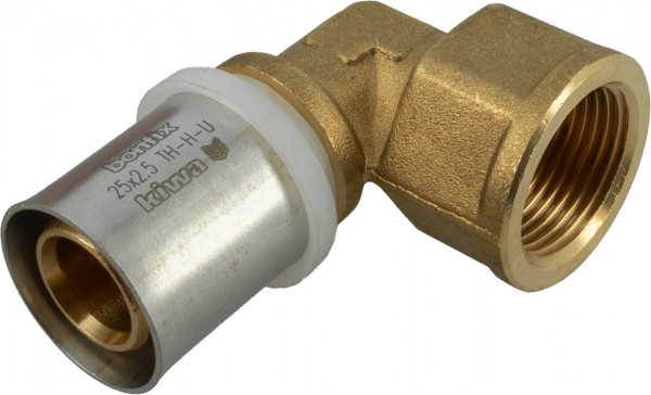Bonfix Alu-Pressfittings Winkelkupplung 3/4 x 25 - IG