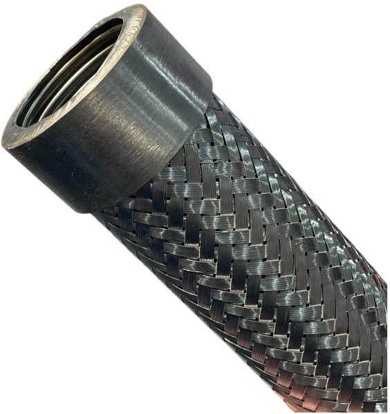 RVS gewebter maritimer Schlauch - 76xmm (Pro Rolle 20m)