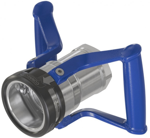 MannTek Dry Disconnect Dry Coupling Hose Unit - Aluminum - 2" Female Thread - DN50