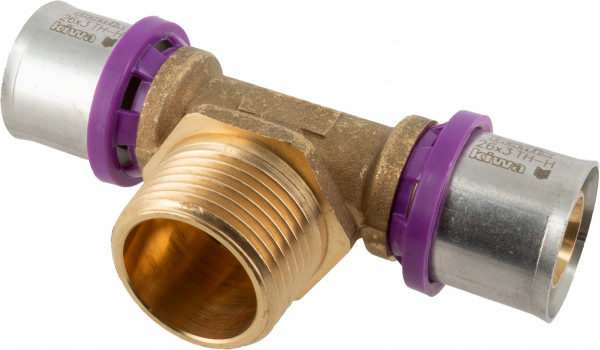 Bonfix Alu-press fittings T-coupling 26 x 1 x 26 -