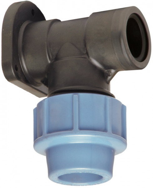 Wandplatte für PE/tyleen - 20mm x 1/2" IG - 16 bar