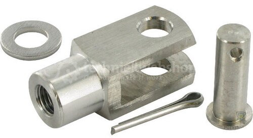 Bönnekamp Clevis (not mounted) - G6x12 M6x1 + GPA/C/R6 SS (304)