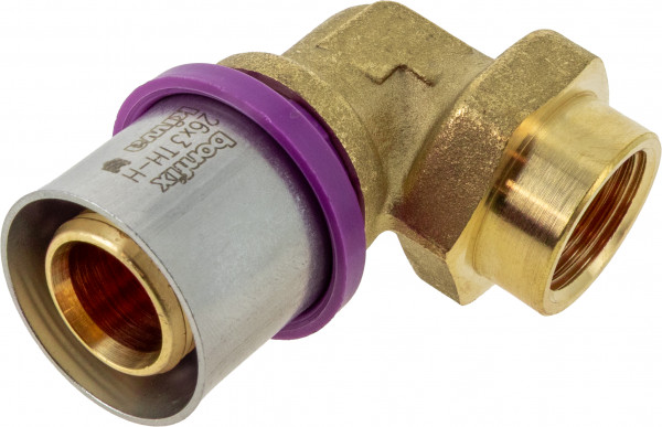 Bonfix Alu-press fittings Elbow coupling 1/2 x 26 -