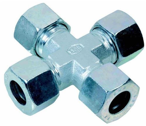 Schneidringkupplung – Kreuzstücke – Kreuzstück – inklusive Mutter und Schneidring – K 35 L