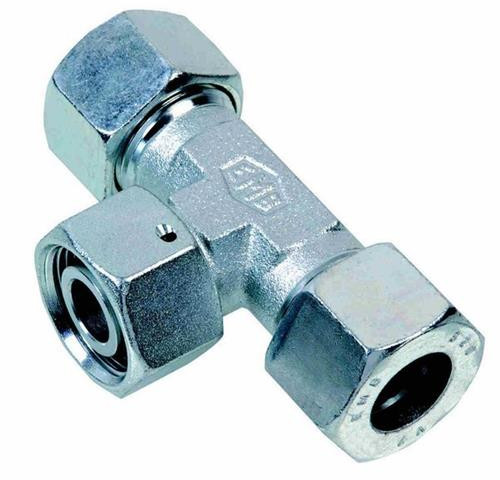 Schneidringkupplungen – T-Kupplungen – Anpassung an L-Kupplung – DKO (ETO) – Inkl. Mutter und Schneidring – EL-O 42 L
