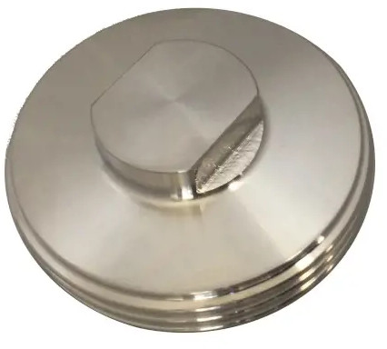 Dairy Fitting - DIN 11851 - Male thread Blank - DN25 - Stainless Steel 316