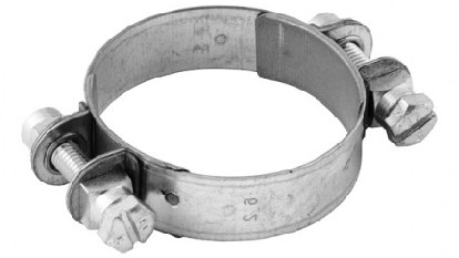 HEAVY DUTY 2-PIECE HOSE CLAMP 220 25 RANGE 218-228 MM