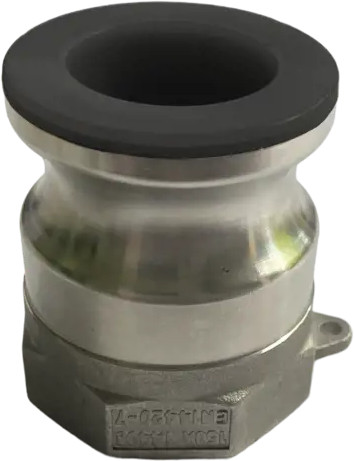 VT Kamlok Typ A 1", schwarz PFA-beschichtet