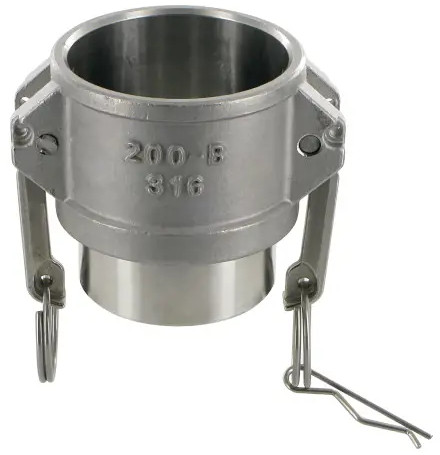 C&G MIL female adapter with butwelding end - 2 1/2