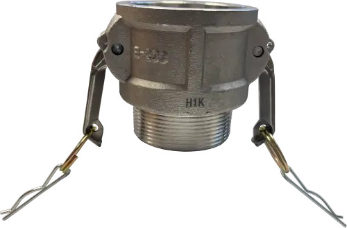 MT Kamlok Typ B Alu 4", Für Vakuum-Einsatz