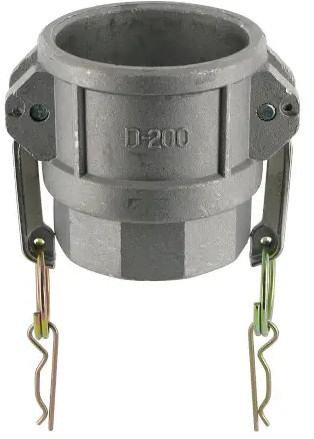C&G coupling type D AL - 1 1/2" with thread gasket