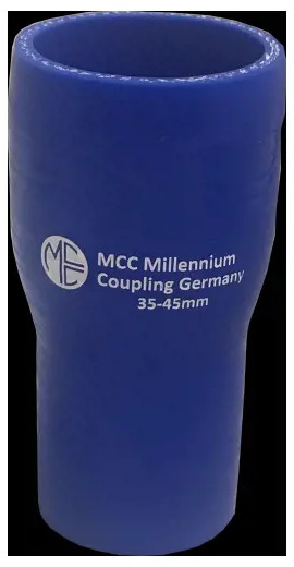 Silikon Kühlerschlauch 25m - blau - 13,0