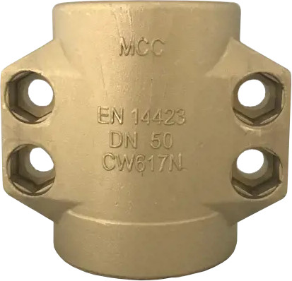 Safety clamp for steam hose couplings BR - DN25