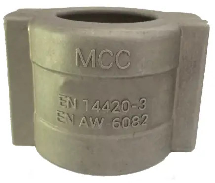 Safety clamp with pin AL - DN75x8