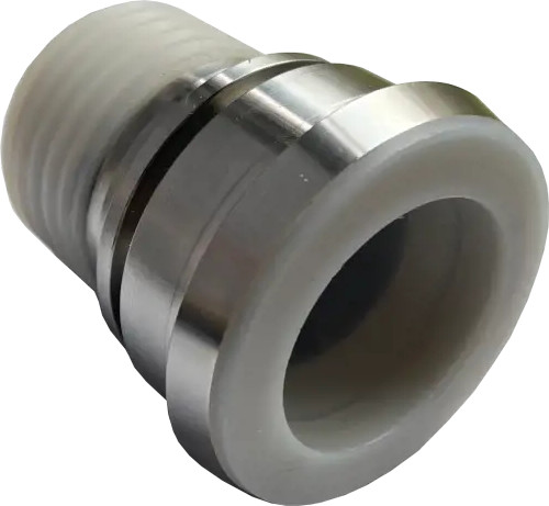 Female DIN11851 SS - DN40 PFA coated