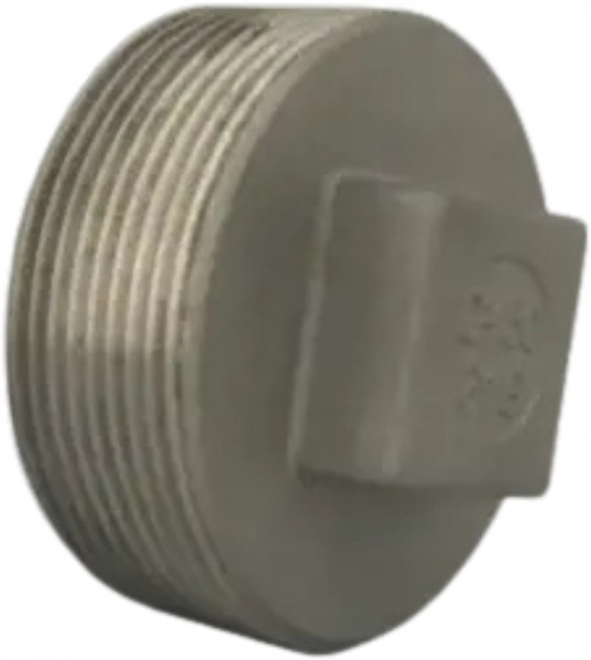 Edelstahlfitting Vierkant Stopfen mit AG 3/8