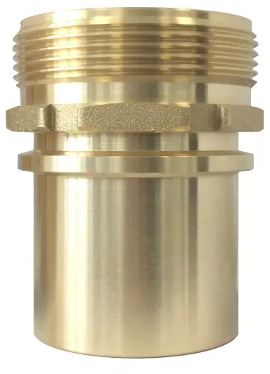 1 1/2" Vaterteil-Schlauchstutzen glatt BR