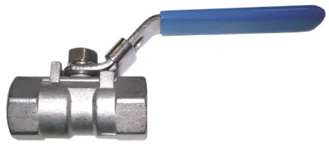 DN8 ball valve 1/4" female thread in SS