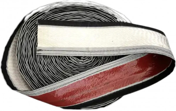 Fire protection hose with velcro, red - 55x3,9mm