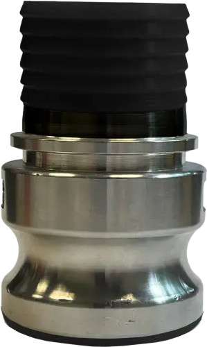 C&G Coupler type E SS - 2", black PFA coated